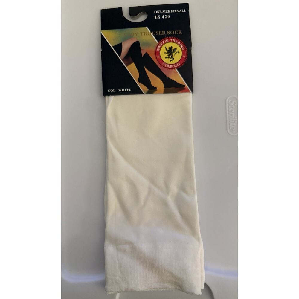 Griffin Trading Company White Trouser Socks One Size